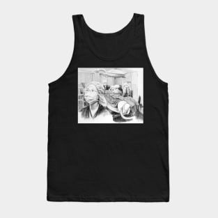 My Future My Past - Drawing by Adelaide Artist Avril Thomas - South Australian Artist Tank Top